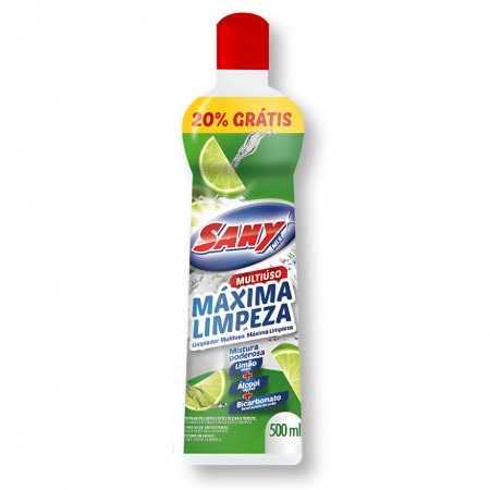 Limpador Multiuso Sany Max Limpeza Limão - 500ml