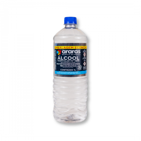 Álcool Líquido 70% Araras - 1 Litros