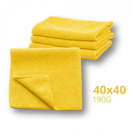 1334 – Pano de Microfibra (40x40 Amarelo 190g) – JS
