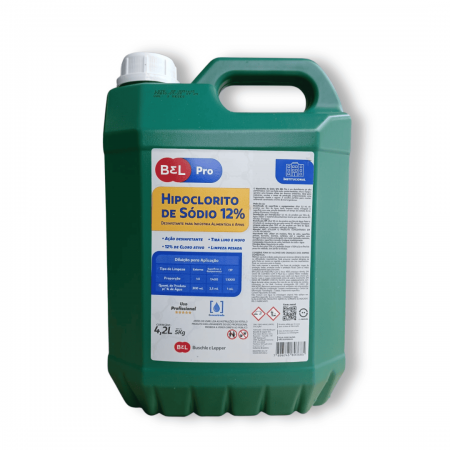 1122 -  Hipoclorito de Sódio 12% 5 Litros -  Bel Pro