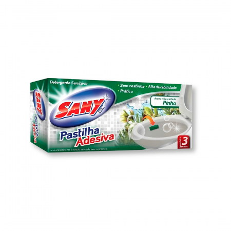 Sany Pastilha Adesiva Sanitária Pinho - 3 Unidades