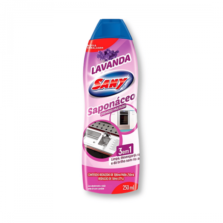 Saponáceo Cremoso Multiuso Sany Lavanda - 250ml
