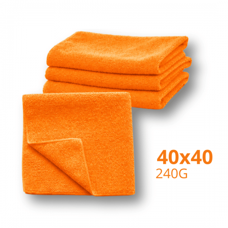 1335 – Pano de Microfibra (40x40 Laranja 240g) – JS