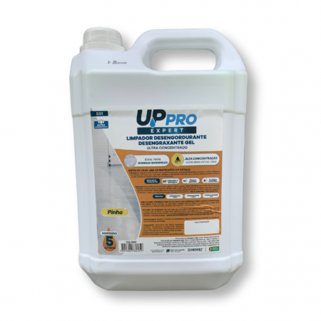 681 - Limpador desengordurante e desengraxante gel - 5 Litros (ultra conc.) - Uppro