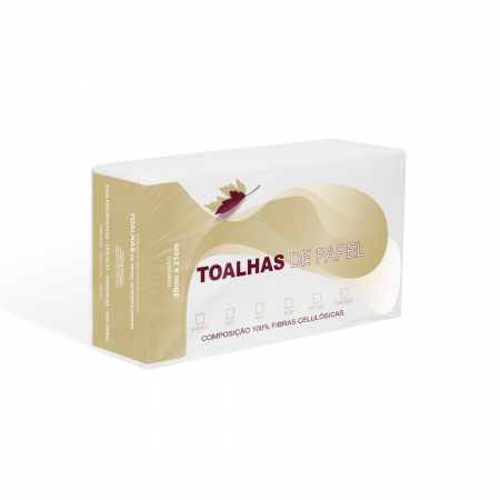 799 - Interfolhas Branco (1000 folhas x 20cm x 21cm) - Leaf