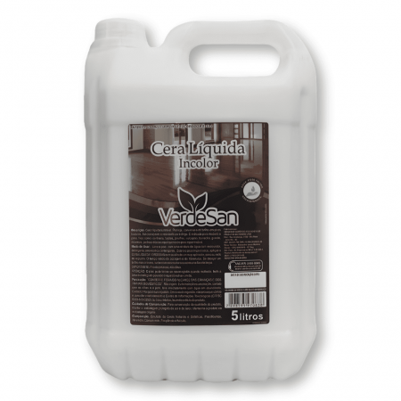 932 - Cera líquida incolor - 5 litros -  Verdesan