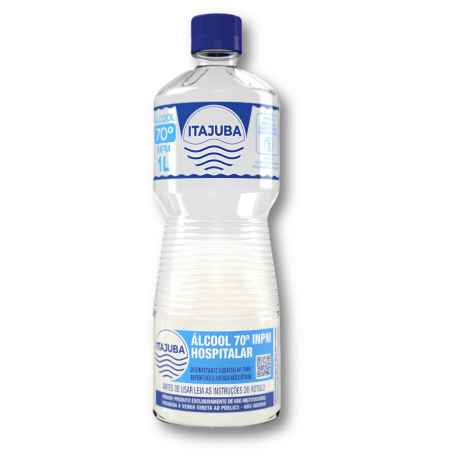 1167 - Álcool Líquido 70% - 1 Litro - Itajuba