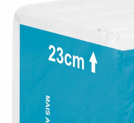 Interfolhas Slim 100% Celulose Virgem (1000 folhas x 23cm x 21cm)