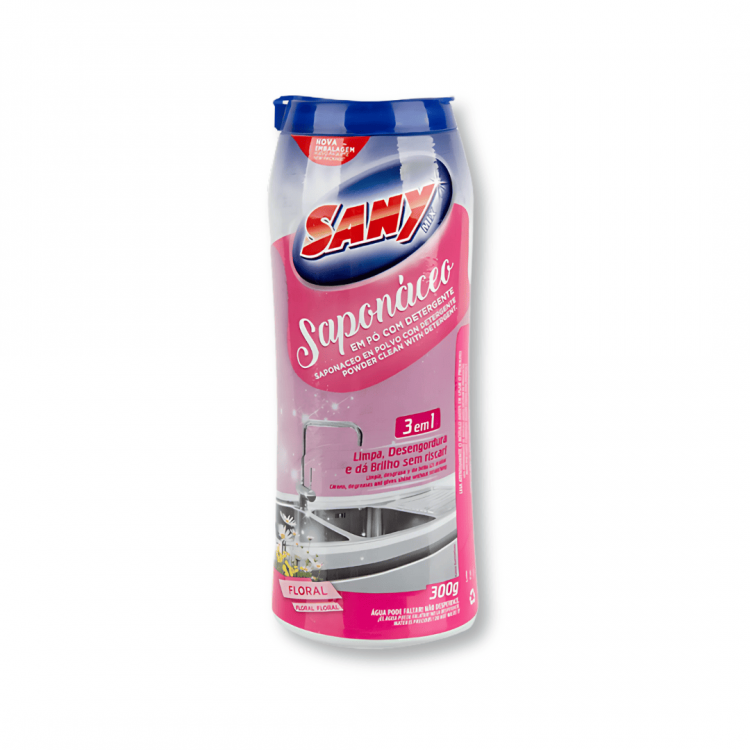 Saponáceo em Pó Sany Floral - 300g