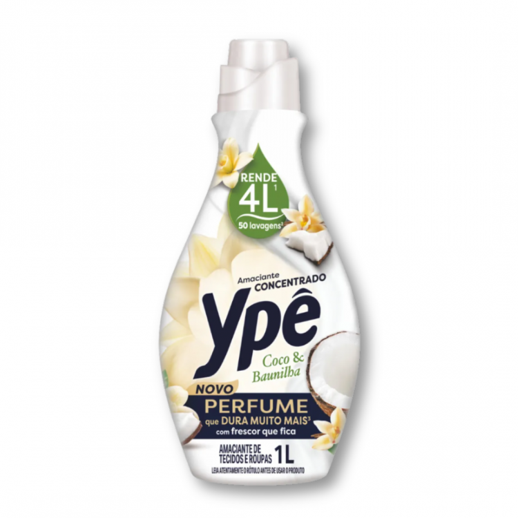 1235 – Amaciante Concentrado Coco & Baunilha 1L – Ypê