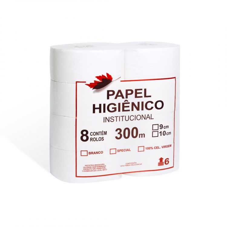 Papel Higiênico Special (8 Rolos 300m x 9cm)