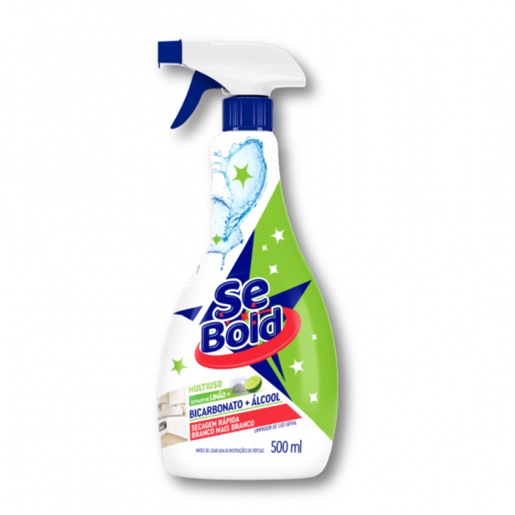 1282 – Multiuso Bicarbonato Limão 500ml Spray – Sebold
