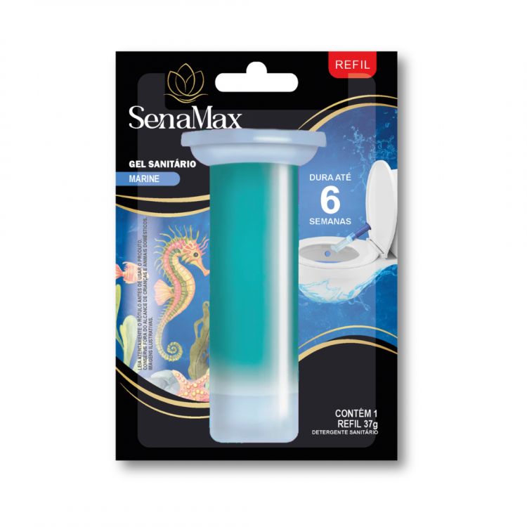 1346 - Gel Adesivo 1 Refil 6 Doses Marine - Senamax