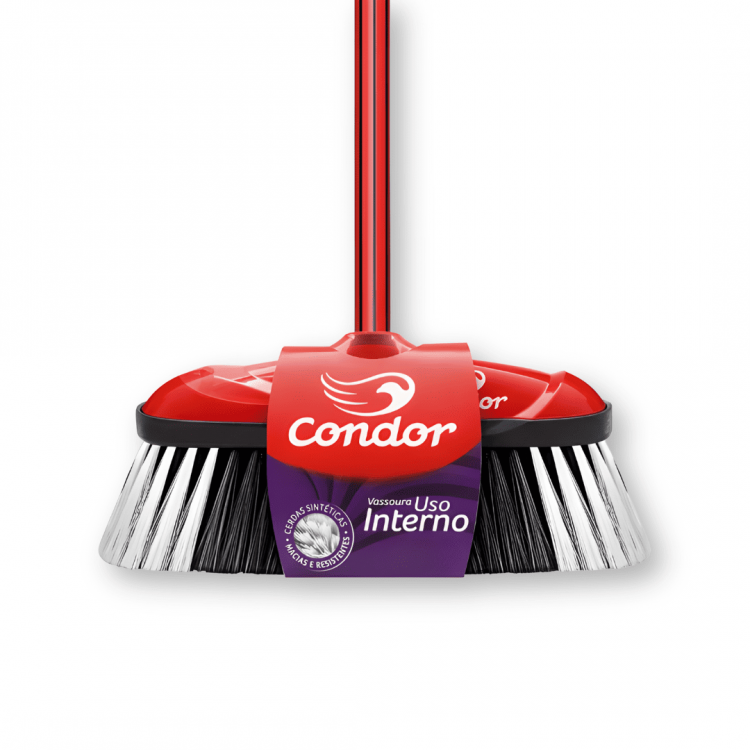 Vassoura com Cabo uso interno - V9 - Condor