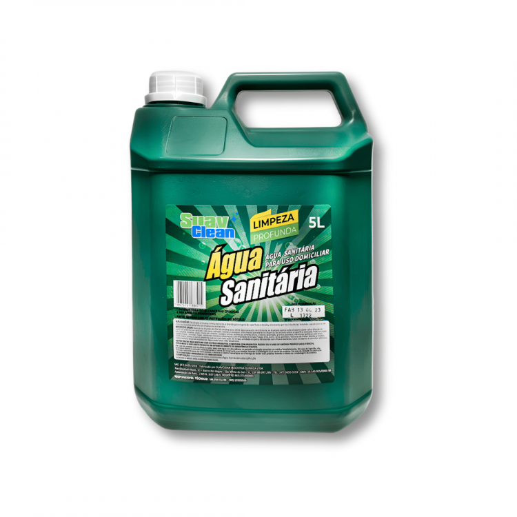 335 - Água Sanitária - 5 Litros – Suav Clean