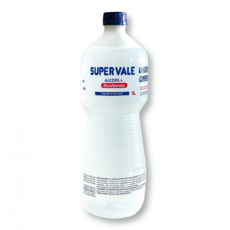 Álcool Líquido Com Bicarbonato - 1 Litros - Vale