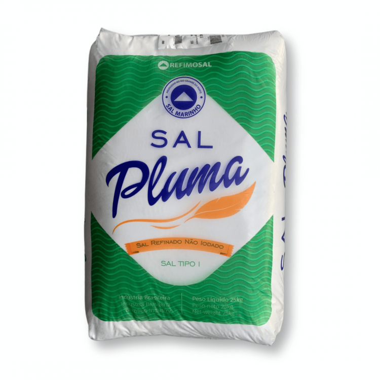 Sal Natural para Piscina - 25 Kg - Pluma
