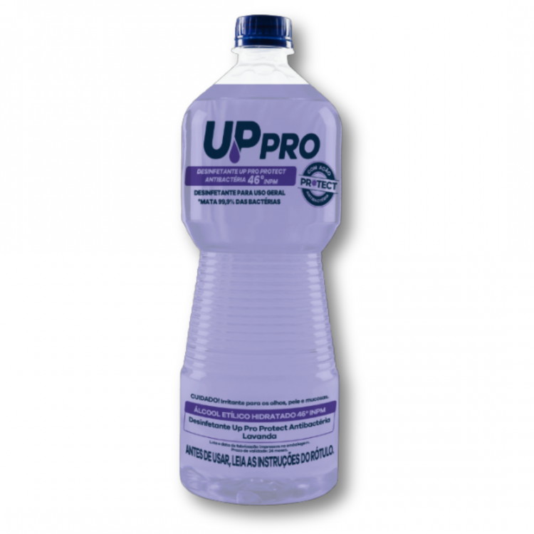1321 - Álcool Líquido Lavanda 46% - 1 Litro - Uppro