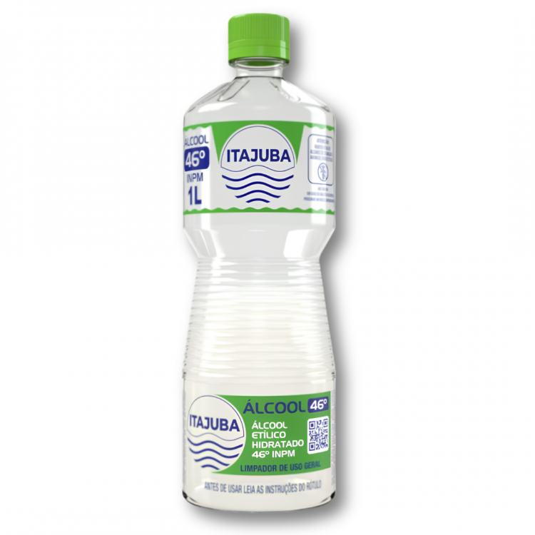 1373 - Álcool Líquido 46% - 1 Litro - Itajuba