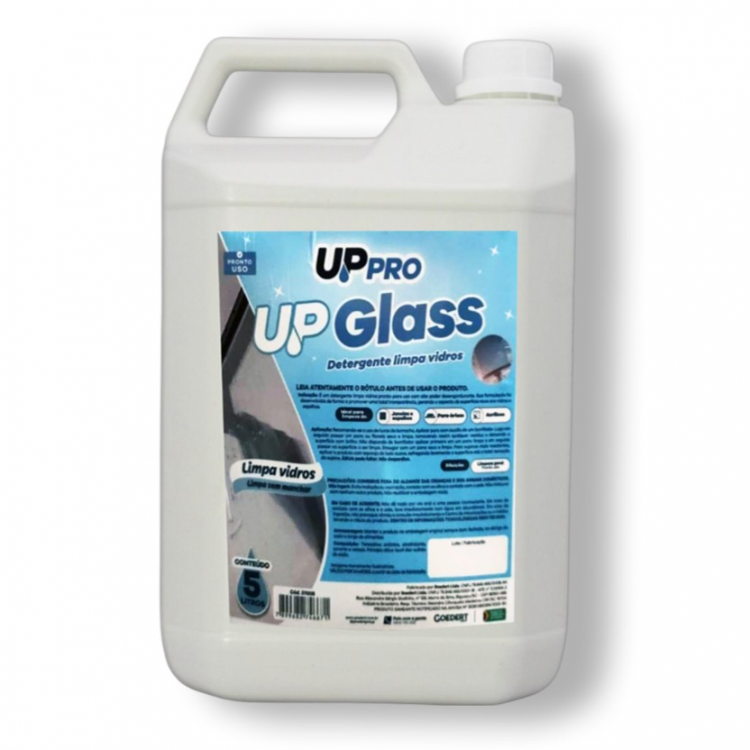 682 - Detergente limpa vidros - 5 Litros (pronto uso) Up Glass - Uppro