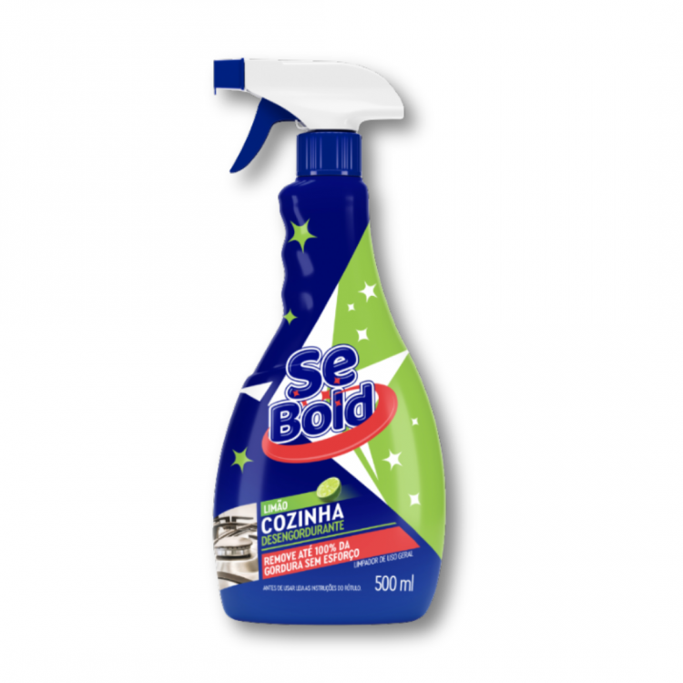 1283 – Desengordurante Limão 500ml Spray – Sebold