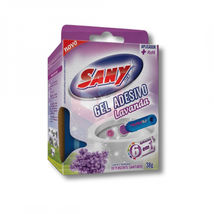 Gel Adesivo Lavanda com Aplicador - 38g - Sany