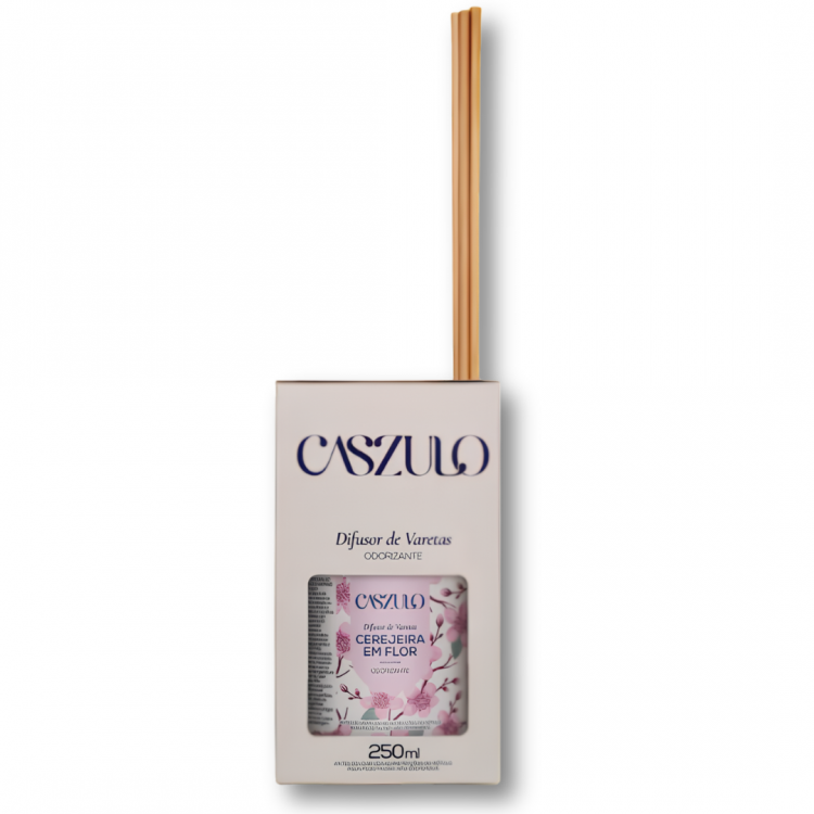1312 - Difusor de Varetas - Cerejeira em Flor 250ml - Caszulo