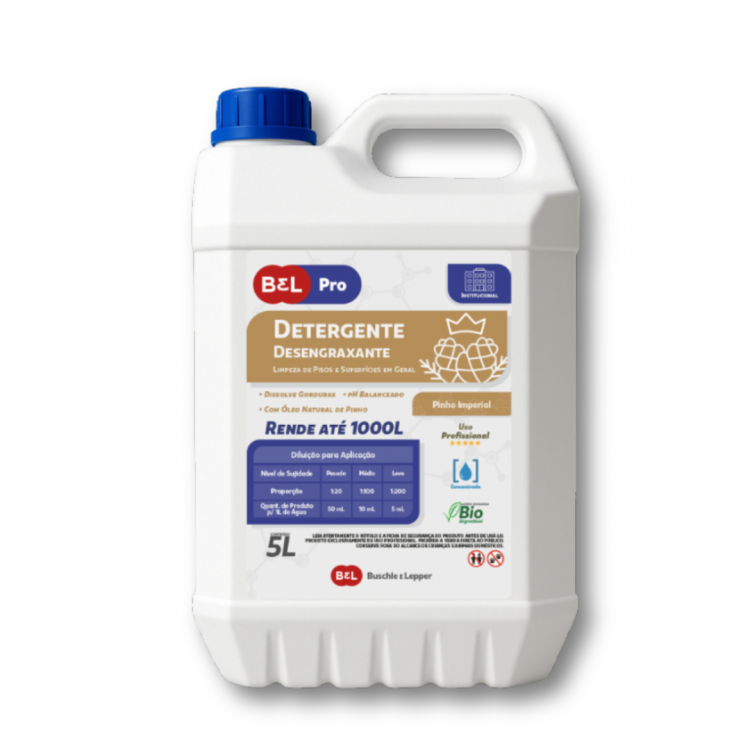 1261 – Detergente Desengraxante Pine 5L – Bel Pro