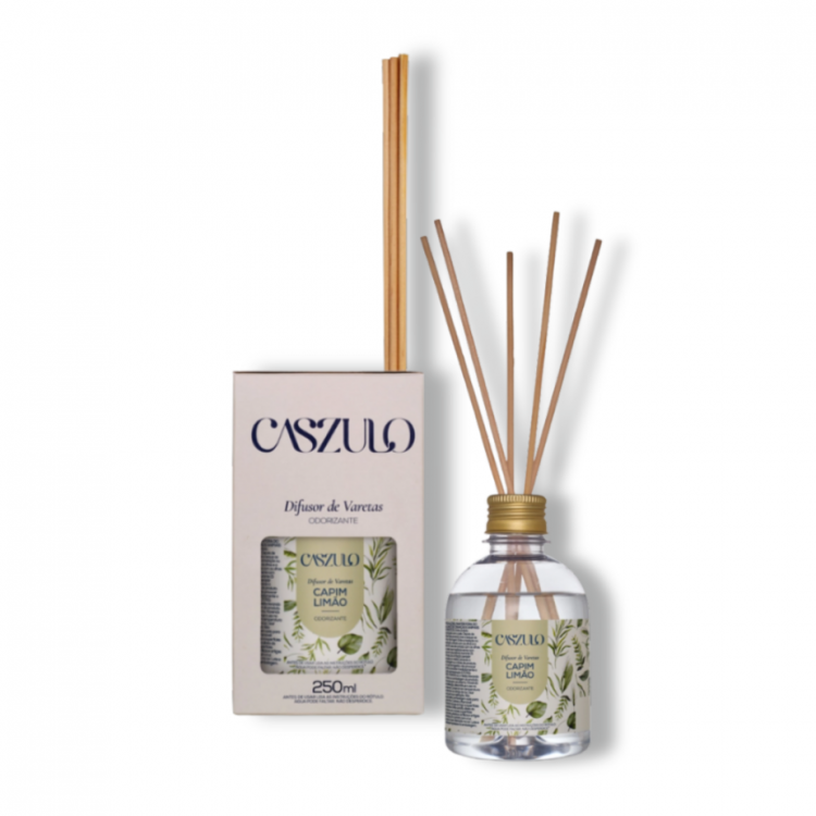 Difusor de Varetas Capim Limão - 250ml - Caszulo