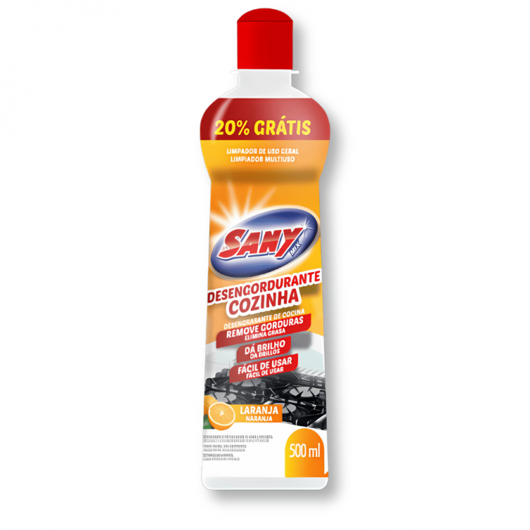 Desengordurante Cozinha Laranja - 500ml - Sany