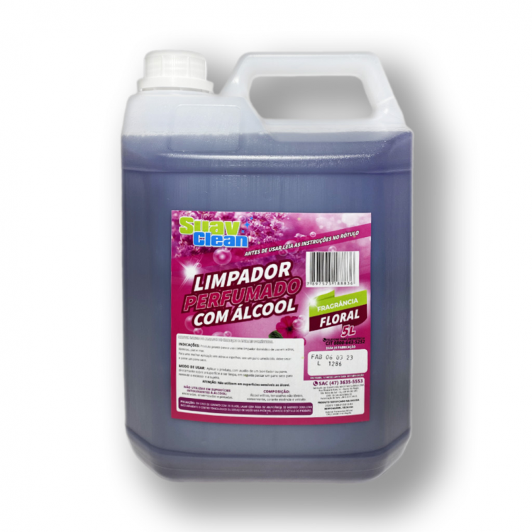 Limpador Perfumado com Álcool Floral  5L